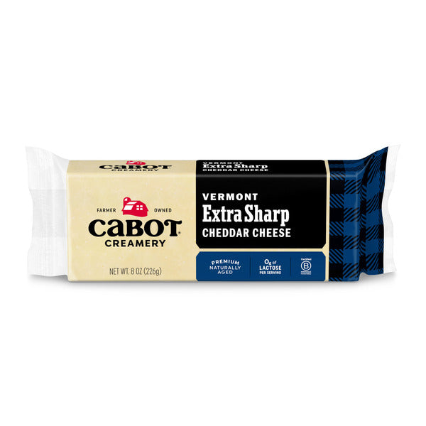 Cabot Extra Sharp Cheddar Cheese Block, 8 oz