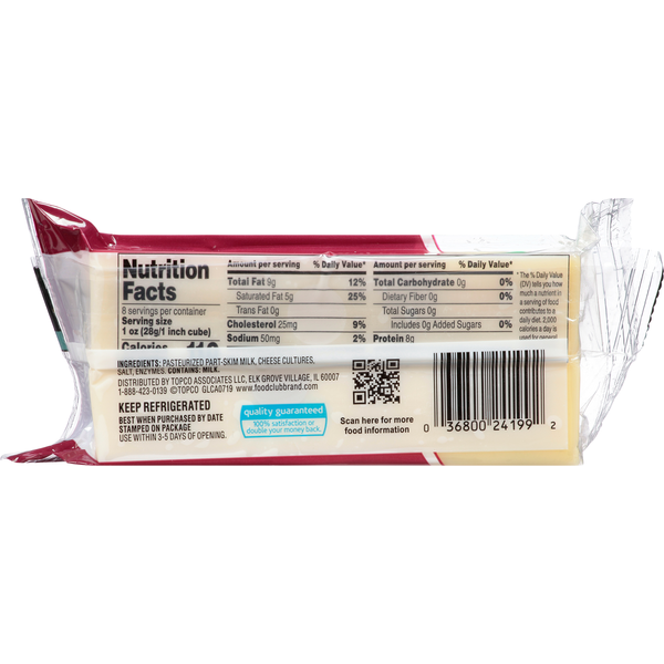 Food Club Cheese, Swiss