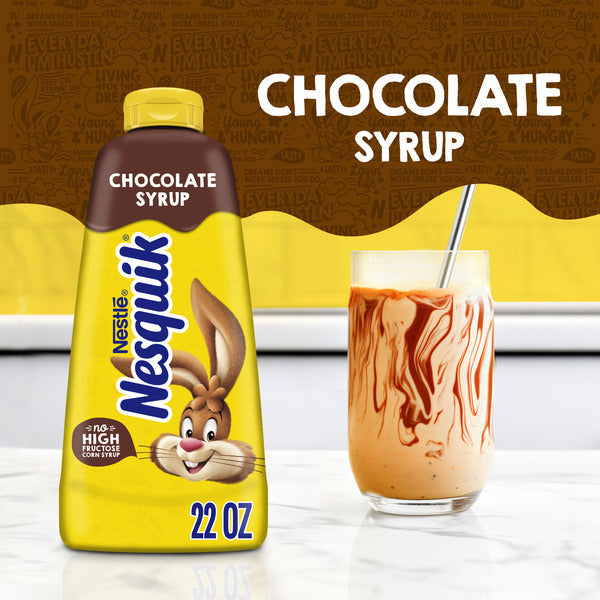 Nestlé NESQUIK Chocolate Syrup For Milk Or Ice Cream