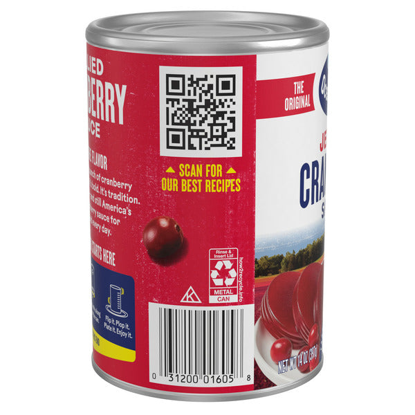 Ocean Spray Jellied Cranberry Sauce, Canned Side Dish