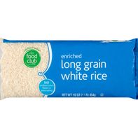 Food Club White Rice, Enriched, Long Grain️