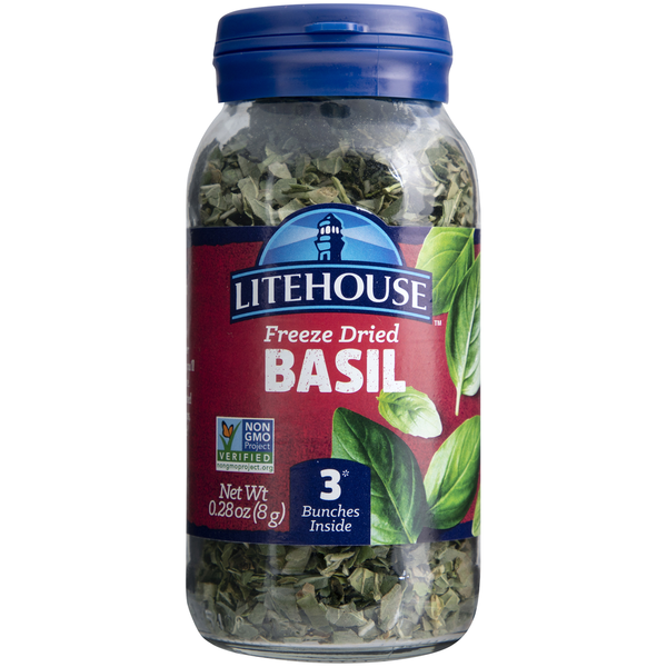 Litehouse Herb, Freeze -Dried Basil