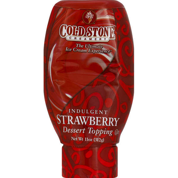 Cold Stone Creamery Dessert Topping, Indulgent Strawberry