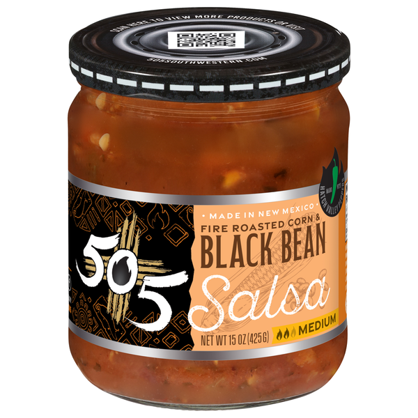 505 Southwestern Medium Fire Roasted Corn & Black Bean Salsa