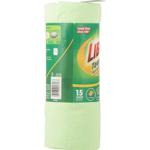Libman Microfiber Cloths, Tear &