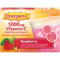 Emergen-C Vitamin C Fizzy Drink Mix Raspberry️