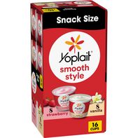 Yoplait Smooth Style Low Fat Yogurt Snack Cups Var...
️