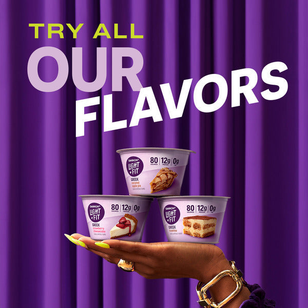 Dannon Light + Fit Pumpkin Pie Greek Fat Free Yogurt