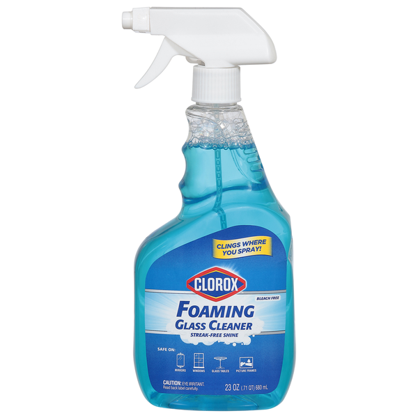 Clorox Glass Care, Foaming