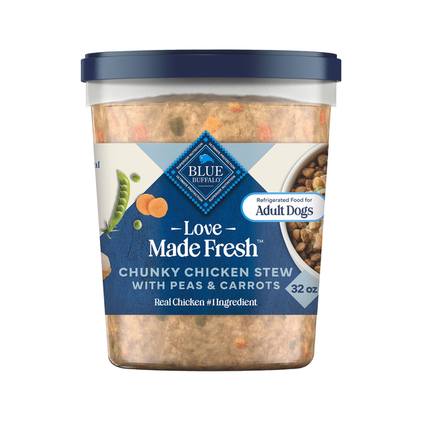 Blue Buffalo Love Made Fresh Dog Food, Refrigerated, Chunky Chicken Stew