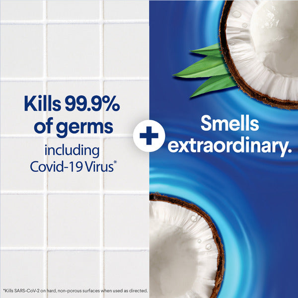 Clorox Scentiva Disinfecting Wet Mopping Cloths, Coconut and Waterlily