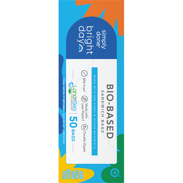 Simply Done Sandwich Bags, Bio-Based