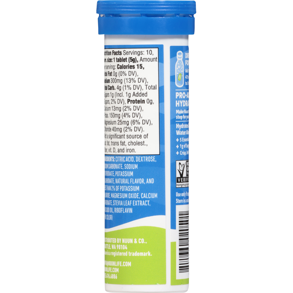 Nuun Lemon Lime Flavored Sport Hydration