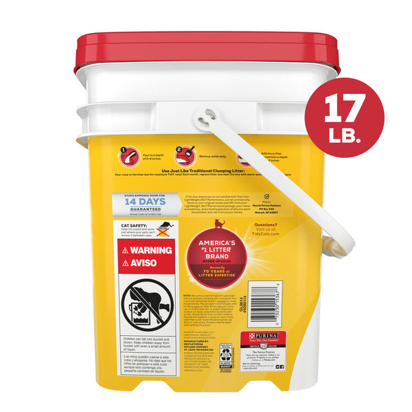 Purina Tidy Cats Light Weight, Low Dust, Clumping Cat Litter 24/7 Performance Multi Cat Litter