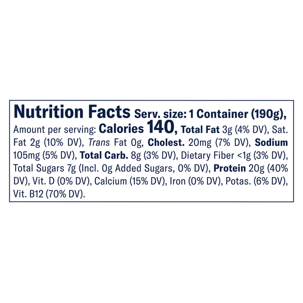 Chobani Zero Added Sugar Lowfat Greek Mango Yogurt