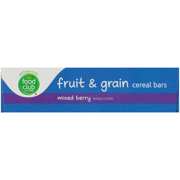 Food Club Mixed Berry Fruit & Grain Cereal Bars