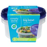 Simply Done 48 Fl Oz Snap-Top Big Bowl Containers ...
️