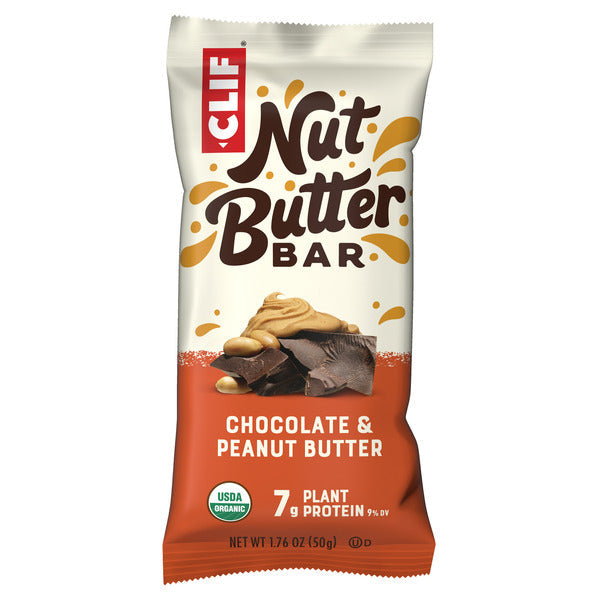 CLIF BAR Chocolate Peanut Butter Organic Nut Butter Filled Energy Bar