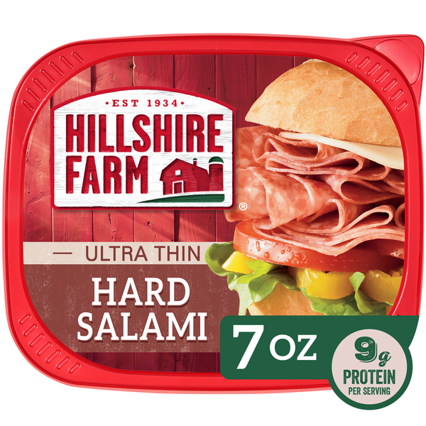 Hillshire Farm Ultra Thin Sliced Hard Salami Sandwich Meat, 7 oz