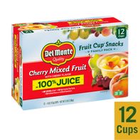 Del Monte Fruit Cup Snacks Cherry Mixed Fruit with...
️ DestGlow