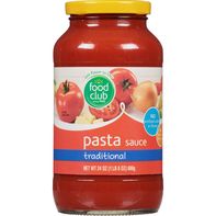 Food Club Pasta Sauce, Traditional️