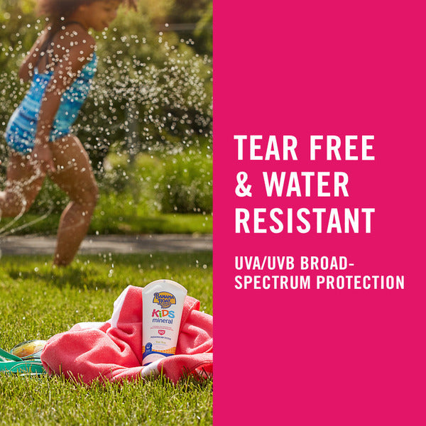 Banana Boat Simply Protect Mineral-Based Sunscreen Lotion for Kids Tear Free Fewer Ingredients DestGlow