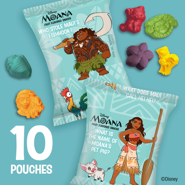 Betty Crocker Disney Moana Gluten Free Fruit Flavored Snacks