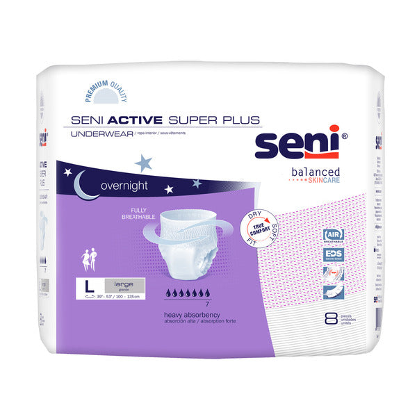 Seni Active Super Plus Underwear Large, 8 pcs