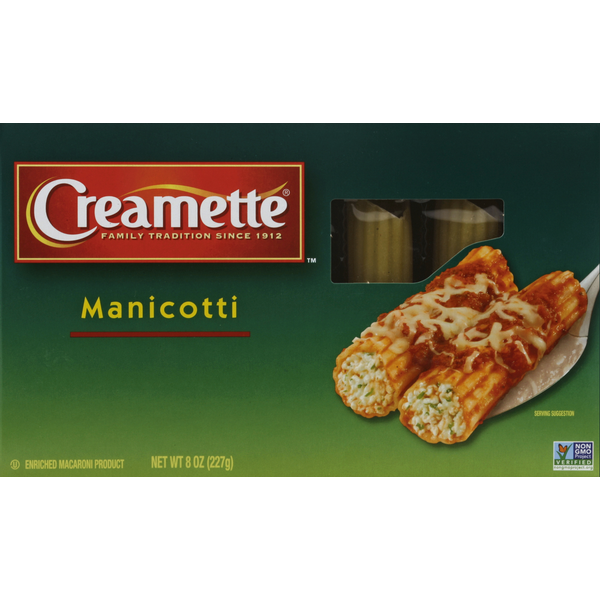 Creamette Manicotti