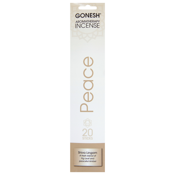 GONESH Extra Rich Incense Sticks, Aromatherapy, Peace, Shiva Lingam