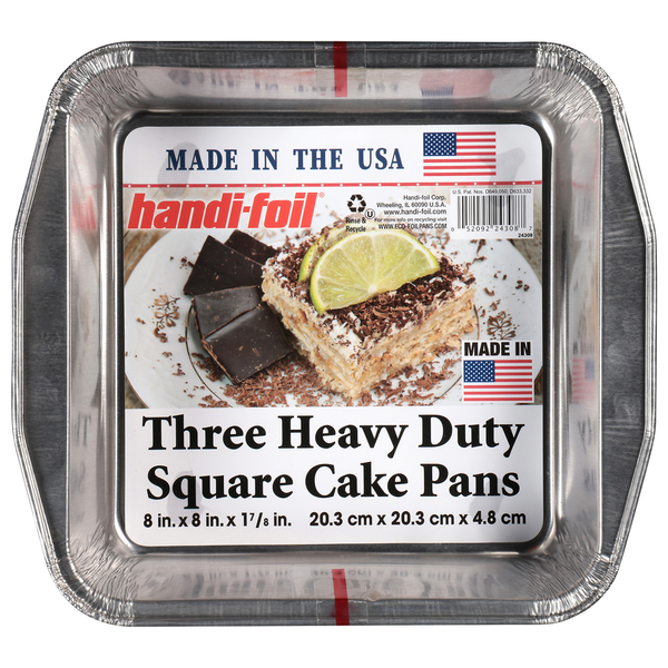 Handi-foil Heavy Duty Square Cake Pans