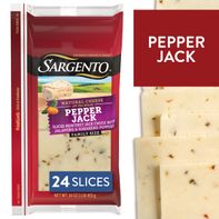 Sargento Natural Pepper Jack Sliced Cheese, 24 Sli...
️