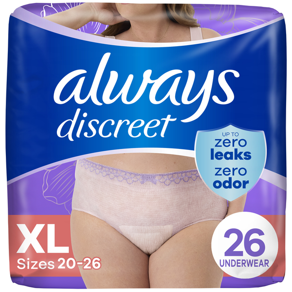 Always Discreet Incontinence Underwear Maximum