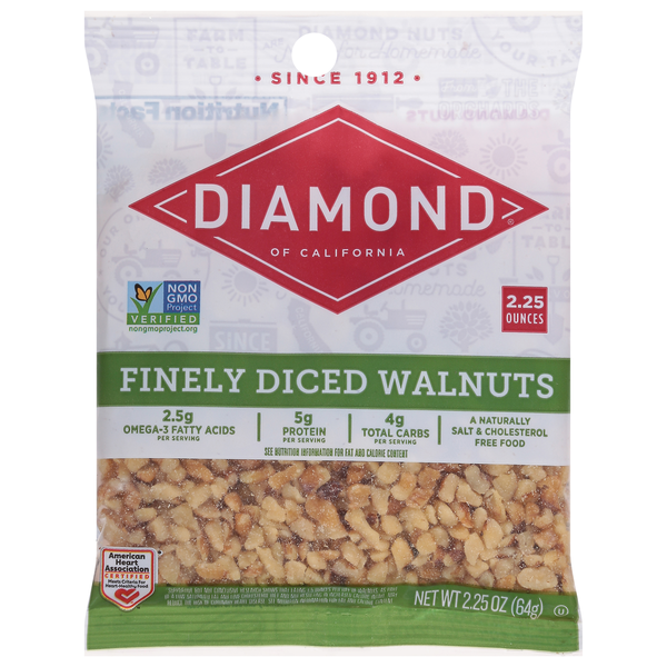 Diamond Walnuts, Finely Diced