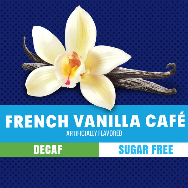 Maxwell House Sugar Free Decaf French Vanilla Cafe Instant Cafe-Style Beverage Mix