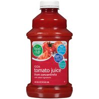 Food Club 100% Tomato Juice From Concentrate️