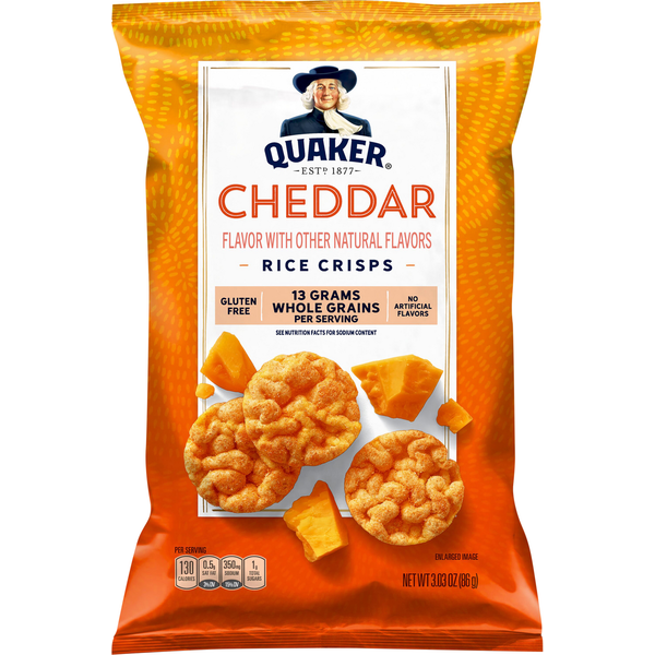 Quaker Rice Crisps, Cheddar Cheese