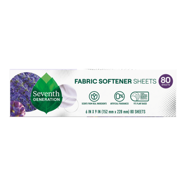 Seventh Generation Dryer Sheets Fresh Lavender Scent