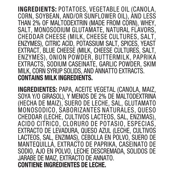 Ruffles Queso Cheese Flavored Potato Chips Party Size