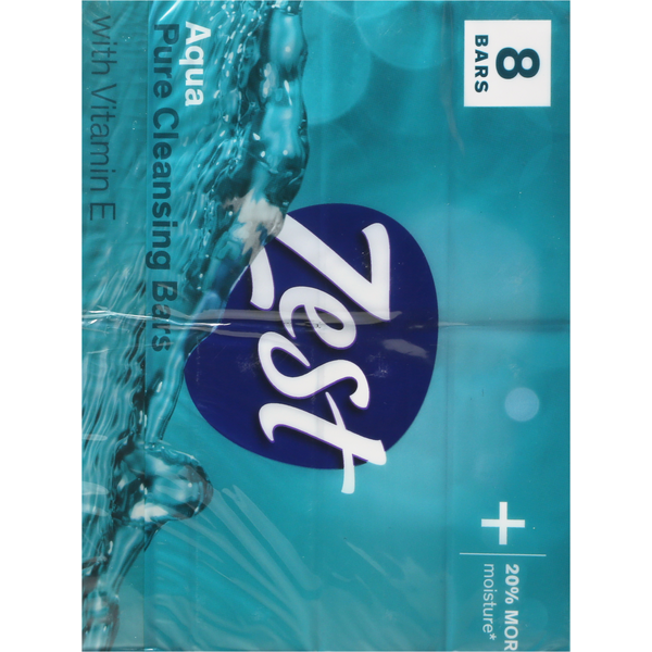 Zest Pure Cleansing Bars, Aqua