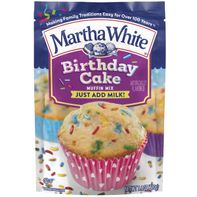 Martha White Birthday Cake Muffin Mix, 7.4 Oz Bag️