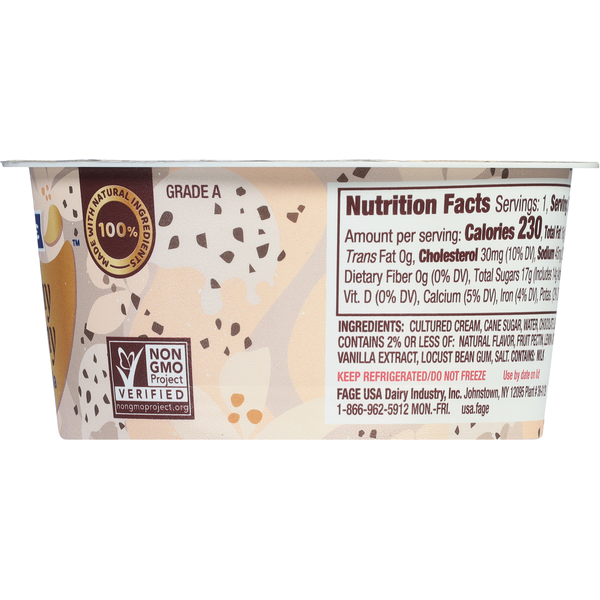 FAGE Stracciatella Cultured Cream Dessert