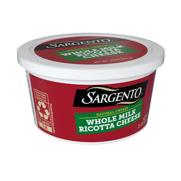 Sargento Natural Whole Milk Ricotta Cheese