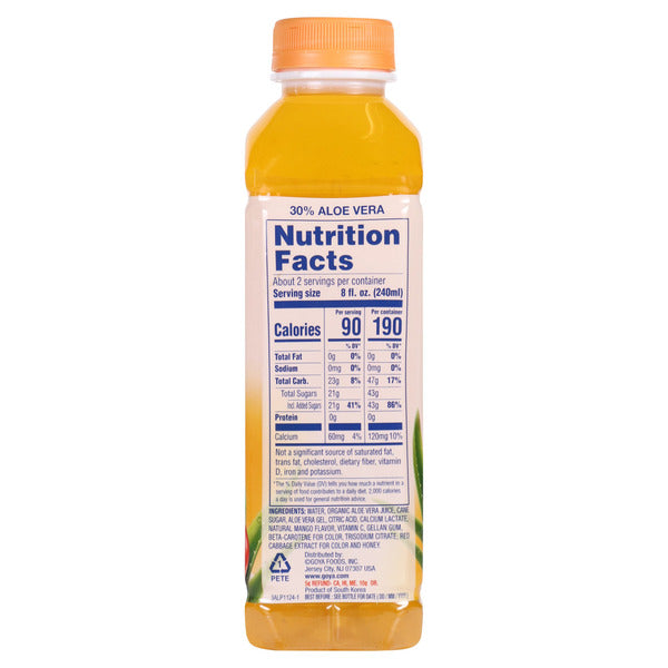 Goya Mango Flavor Aloe Vera Drink