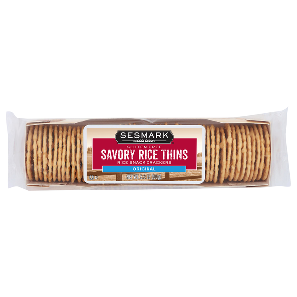 Sesmark Rice Snack Crackers, Original
