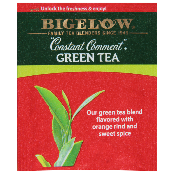 Bigelow Green 20 Tea Bags, 20 individually wrapped tea bags