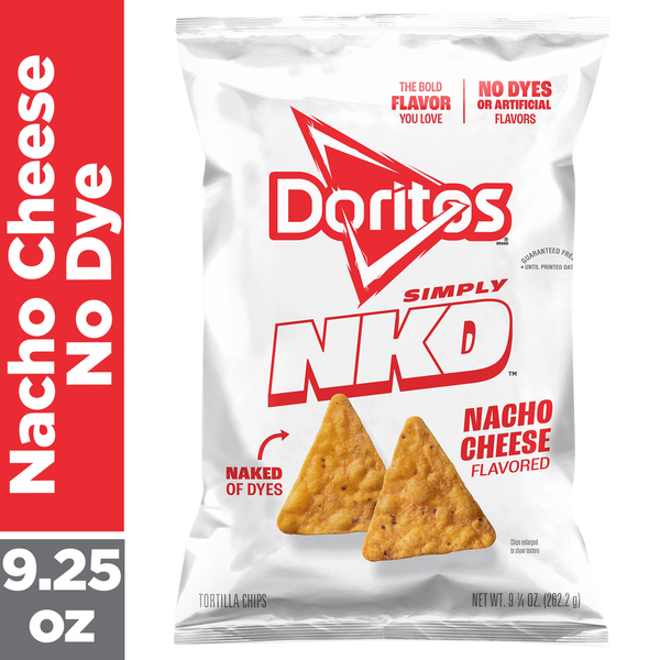 Doritos Simply NKD Nacho Cheese Flavored Tortilla Chips