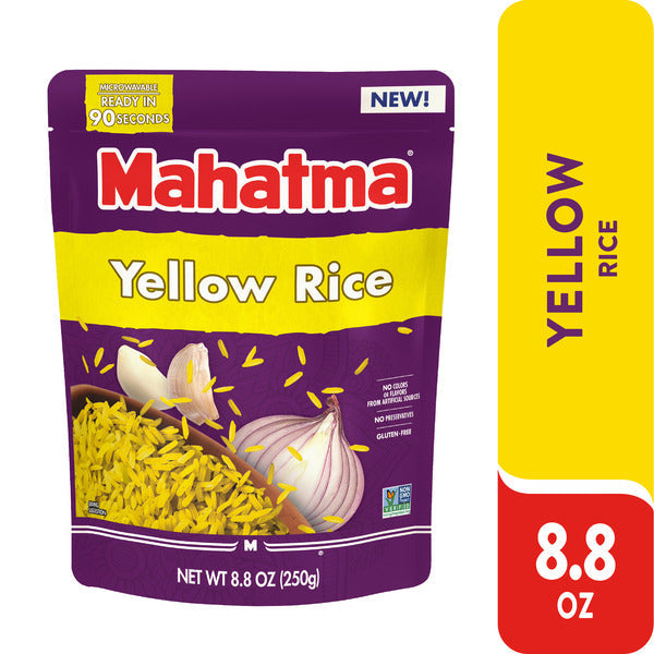 Mahatma Yellow Rice, Gluten Free, Microwaveable Rice