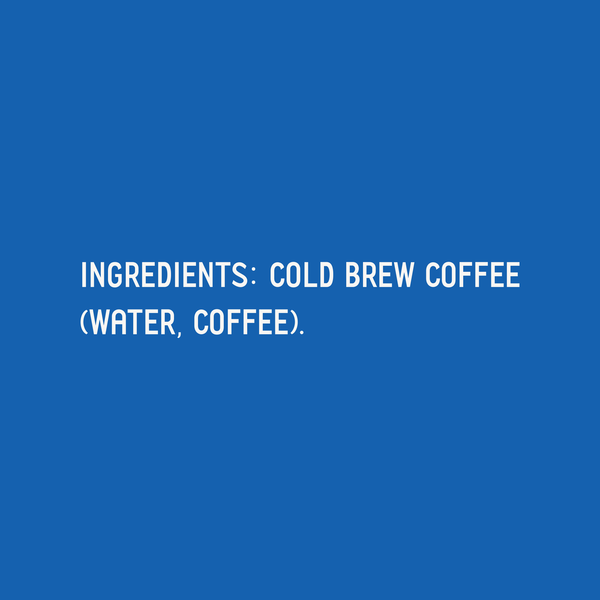 La Colombe Cold Brew Medium Roast Black & Unsweet Coffee