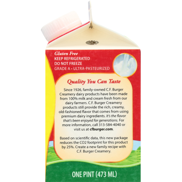 C.F. Burger Creamery Heavy Whipping Cream